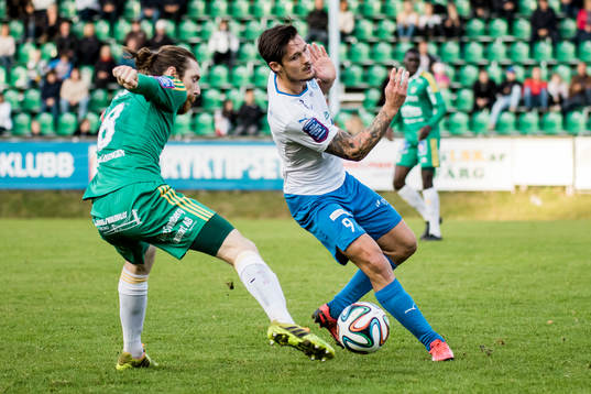Ljungskiles Markus Gustafsson och Värnamos Pär Cederqvist