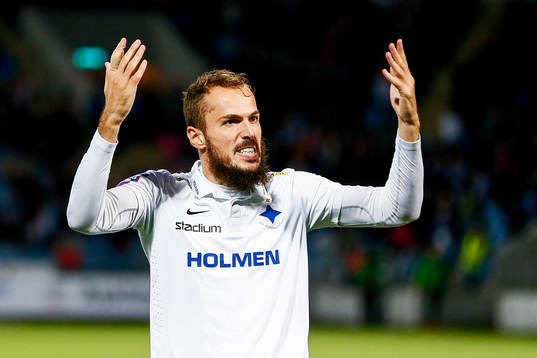 Norrköpings Emir Kujovic jublar