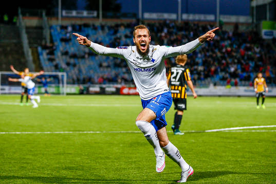 Norrköpings Emir Kujovic jublar