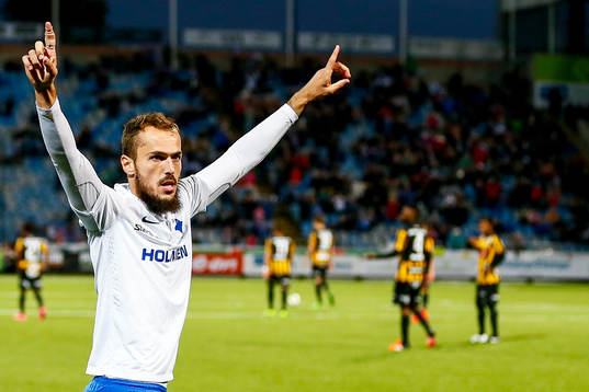 Norrköpings Emir Kujovic jublar