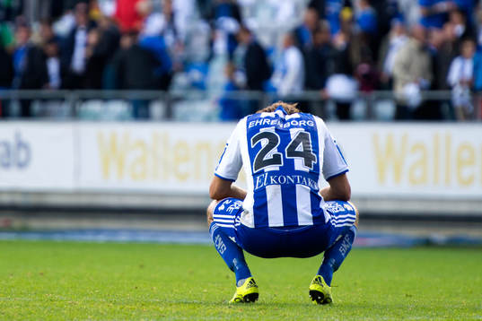 IFK Göteborgs Tom Pettersson deppar