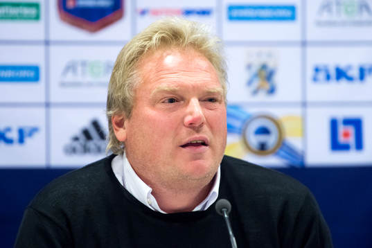 IFK Göteborgs tränare Jörgen Lennartsson på en