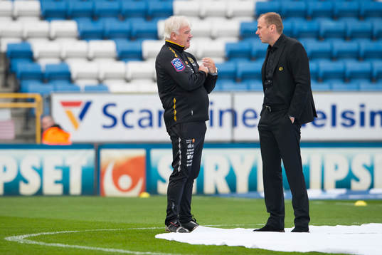 Elfsborgs manager Magnus Haglund och assisterande tränare