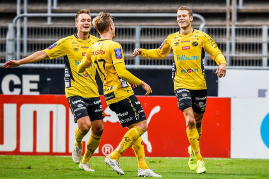 Elfsborgs Viktor Prodell , Per Frick och Viktor Claesson