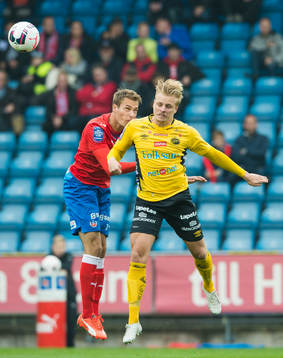 Nickduell mellan Elfsborgs Per Frick och Helsingborgs