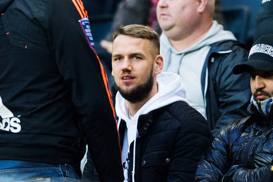 Alexander Milosevic på läktaren