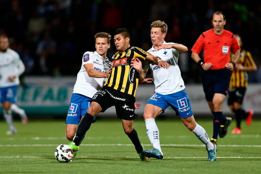 Norrköpings Arnor Ingvi Traustason, Häckens Paulinho och