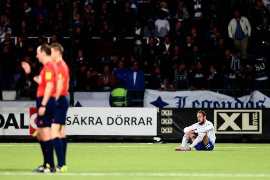 Norrköpings Emir Kujovic deppar