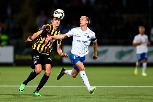 Häckens Alexander Jeremejeff och Norrköpings Andreas