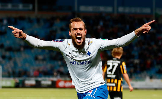 Norrköpings Emir Kujovic jublar