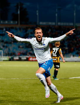 Norrköpings Emir Kujovic jublar