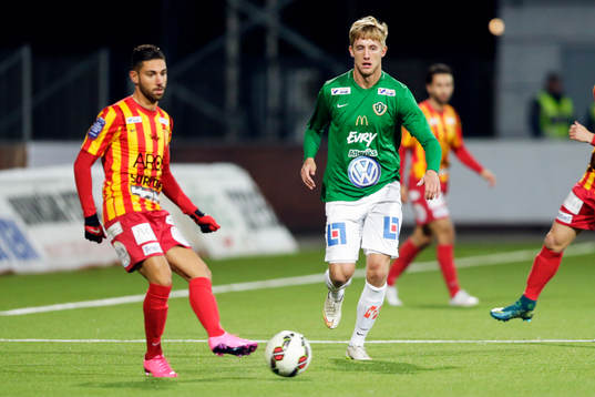 Syrianskas Gabriel Somi och Jönköpings Jesper Svensson