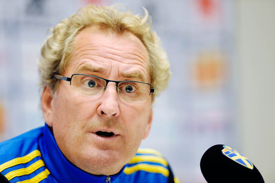 Sveriges förbundskapten Erik Hamrén