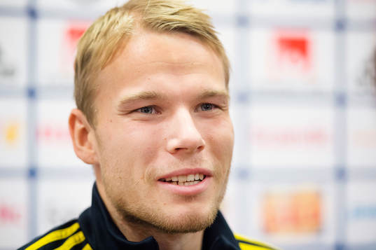 Oscar Lewicki i mixed zone