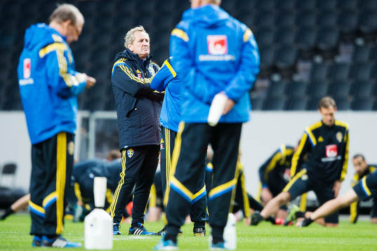 Sveriges förbundskapten Erik Hamrén