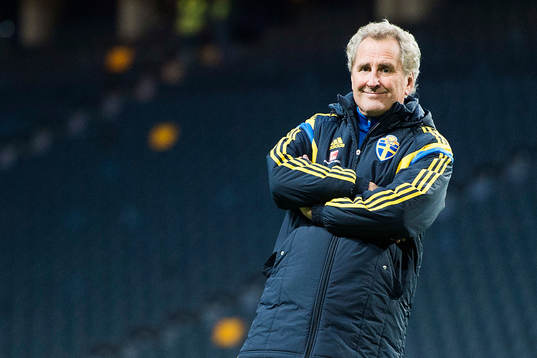 Sveriges förbundskapten Erik Hamrén