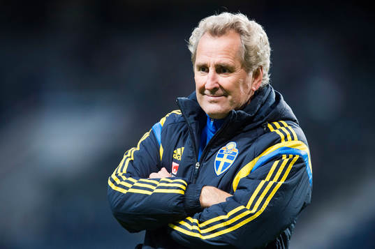 Sveriges förbundskapten Erik Hamrén