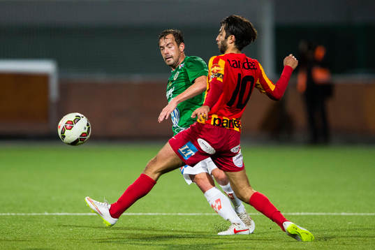 Jönköpings Fredric Fendrich och Syrianskas Nahir Oyal