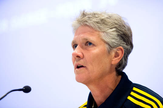 Sveriges förbundskapten i fotboll Pia Sundhage