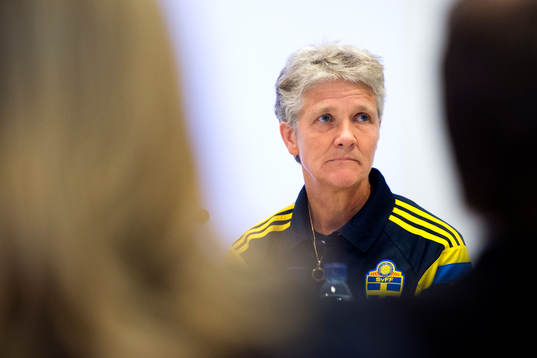 Sveriges förbundskapten i fotboll Pia Sundhage