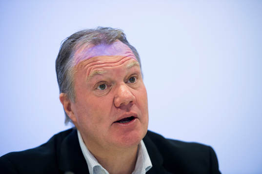 Svenska Fotbollförbundets ordförande Karl-Erik Nilsson