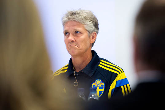 Sveriges förbundskapten i fotboll Pia Sundhage