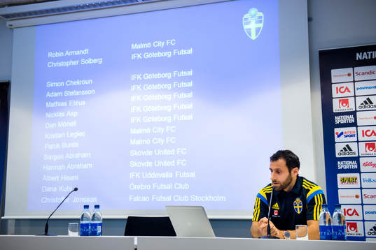 Sveriges förbundskapten i futsal, Charbel Abraham