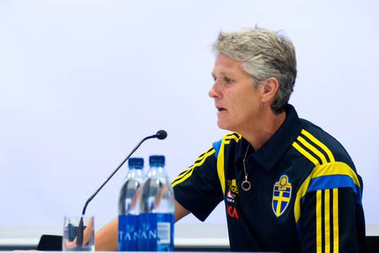 Sveriges förbundskapten för damlandslaget Pia Sundhage