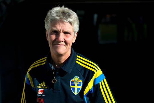 Sveriges förbundskapten för damlandslaget Pia Sundhage