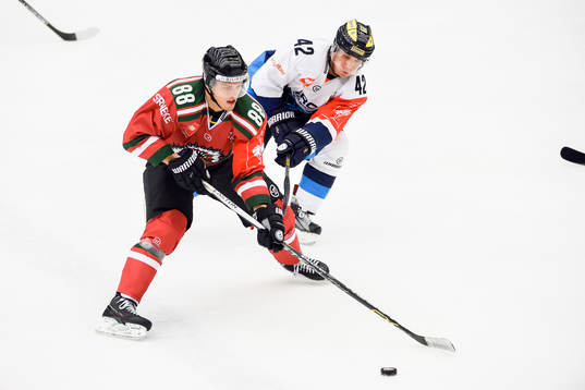 Frölundas Andreas Johnson och Ingolstadts Jared Ross