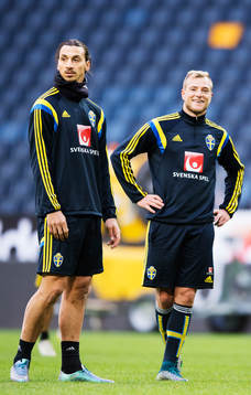 Zlatan Ibrahimovic och John Guidetti