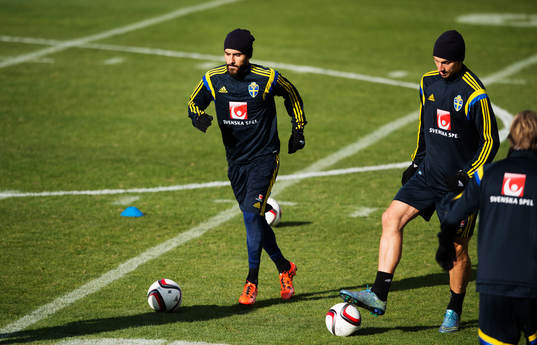Erkan Zengin och Zlatan Ibrahimovic