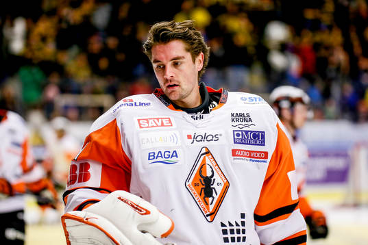 Karlskronas målvakt Patrick Galbraith