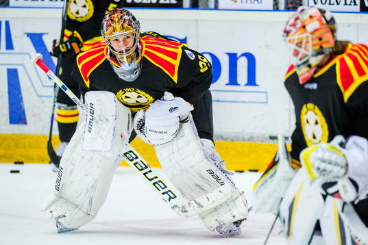 Brynäs målvakt Bernhard Starkbaum  och Brynäs målvakt