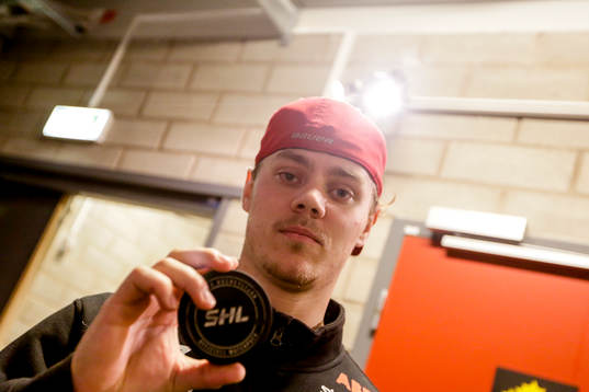 Karlskronas Joel Kellman gjorde sitt första mål i SHL och
