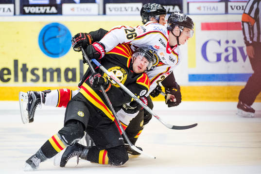 Brynäs Jörgen Sundqvist och Luleås Peter Cehlarik