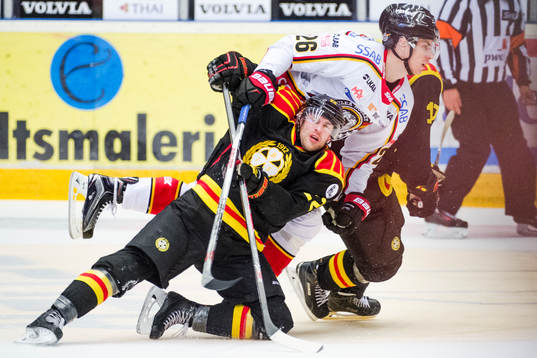 Brynäs Jörgen Sundqvist och Luleås Peter Cehlarik