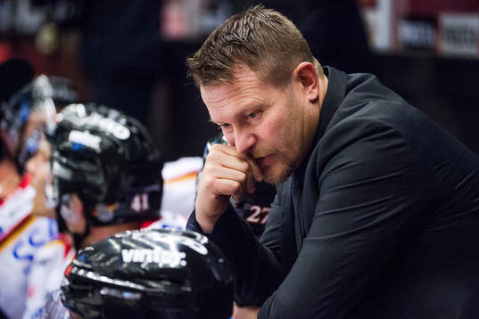 Luleås tränare Joakim Fagervall deppar