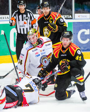 Luleås målvakt Joel Lassinantti deppar