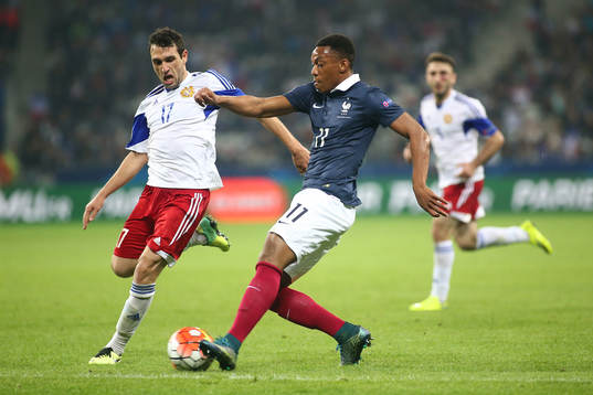 Anthony MARTIAL - 08.10.2015 - France / Armenie - Match