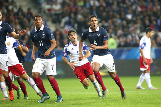 Anthony MARTIAL / Raphael VARANE - 08.10.2015 - France /