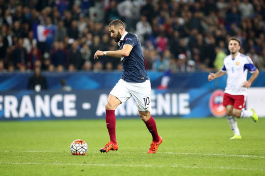 Goal Karim BENZEMA - 08.10.2015 - France / Armenie - Match