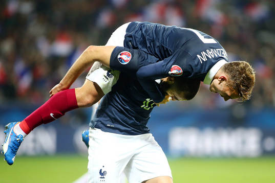 Joie Antoine GRIEZMANN / Karim BENZEMA - 08.10.2015 -