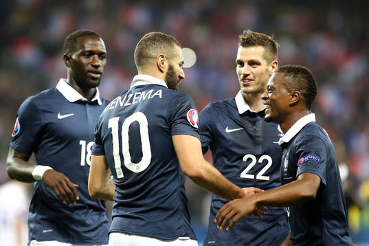 Joie Moussa SISSOKO / Karim BENZEMA / Patrice EVRA / Morgan