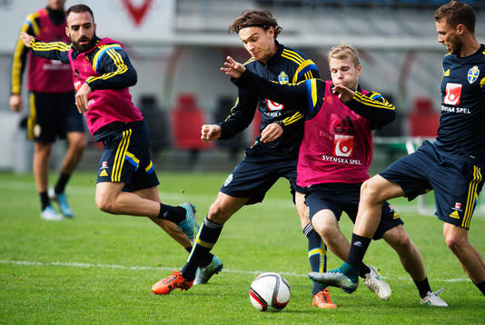 Abdul Khalili, Albin Ekdal, Oscar Lewicki och Marcus Berg