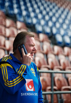 Karl-Erik Nilsson, ordförande Svenska Fotbollförbundet,