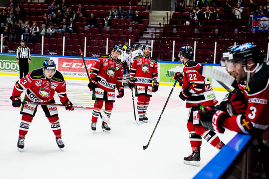 Malmö Redhawks Christoffer Forsberg, Erik Andersson, Jens
