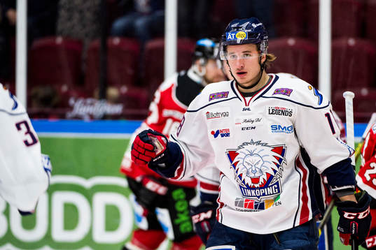 Linköpings Jacob Lilja jublar