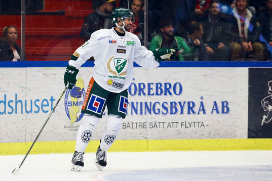 Färjestads Rickard Wallin jublar