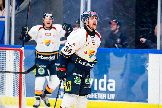 Djurgårdens Daniel Brodin jublar